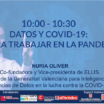 Nuria Oliver Dades i COVID